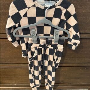 Checkered Kids Matching Set